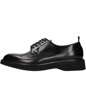 Green George Laced Shoes - Black