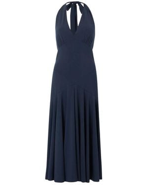 yellow halter neck midi dress Mariko Halter Neck Midi Dress main image 0