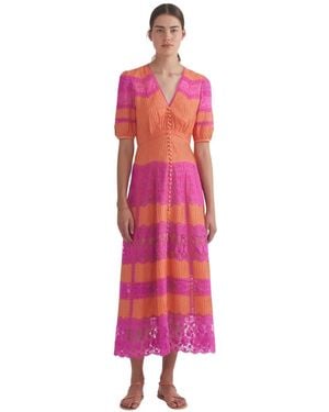 Saloni Maxi Dresses - Rosa