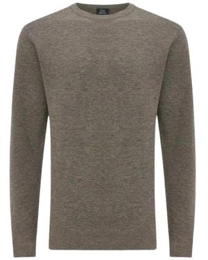 Genti Round-Neck Knitwear - Gris
