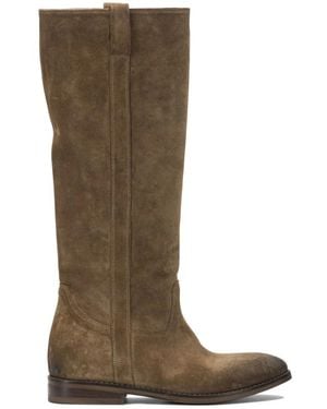 Strategia High Boots - Brown