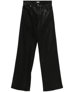 PAIGE Anessa 31 Wide Leg Jeans - Zwart