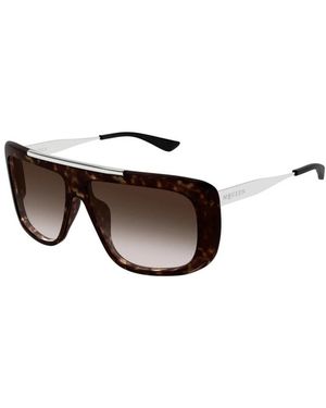McQueen Oversized Square Zonnebril - Bruin