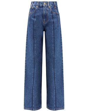 DARKPARK Italienische Straight Leg Jeans - Blau