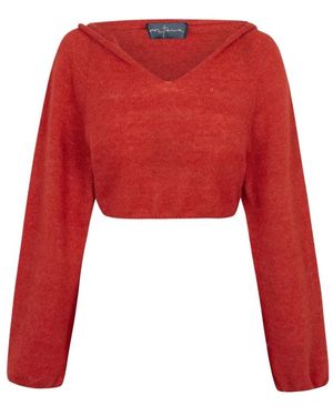 Cortana V-Neck Knitwear - Red