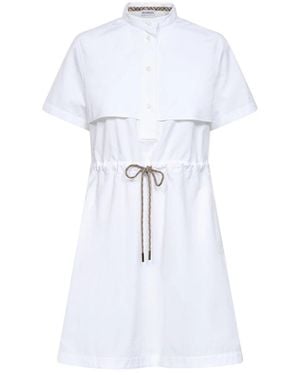 Burberry Shirt Dresses - Blue