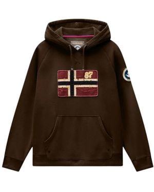 Napapijri Hoodies - Marrón