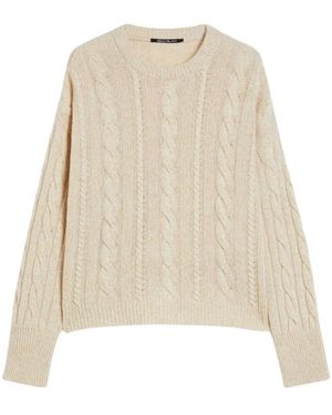 Pennyblack Round-Neck Knitwear - Natural