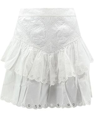 Scarlett Poppies Short Skirts - Blanco