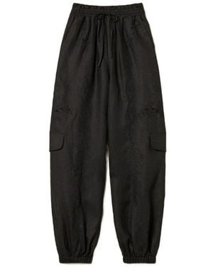 Twinset Wide Trousers - Negro
