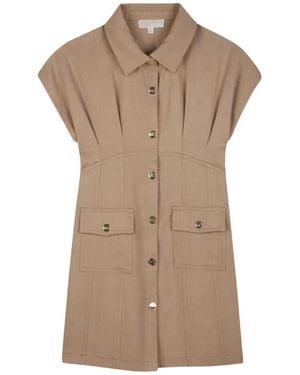 Michael Kors Shirt Dresses - Neutro