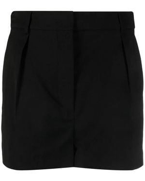 Sportmax Unico Stretch Gabardine Shorts in Black | Lyst UK Sportmax Unico Stretch Gabardine Shorts in Black | Lyst UK