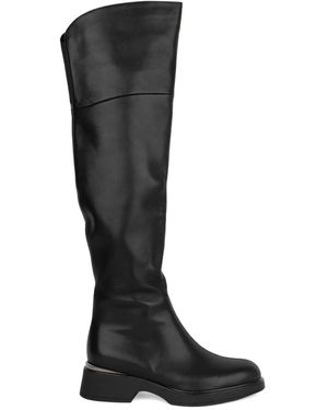 Linda Baumann Over-The-Knee Boots - Black