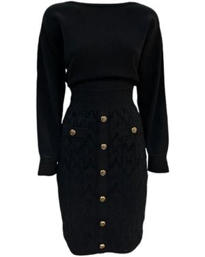 Guess Knitted Dresses - Black