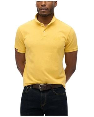 Superdry Polo Shirts - Yellow