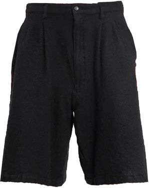 Comme des Garçons Schwarze Bermuda-Shorts Aw24