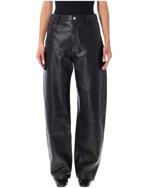 Arma Leather Trousers - Negro