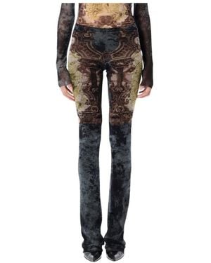 Jean Paul Gaultier Slim-Fit Trousers - Black