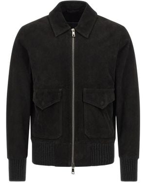 Giorgio Brato Aviator Jacket - Zwart