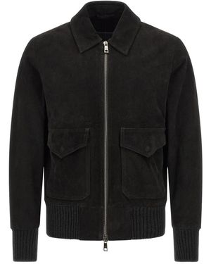 Giorgio Brato Aviator Jacket - Zwart