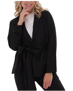 10Days Gürtel Wrap Blazer - Schwarz