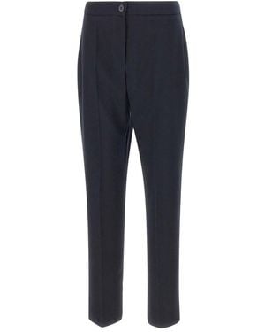 Elena Miro Slim-Fit Pants - Blue