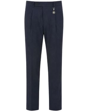 Manuel Ritz Suit Trousers - Bleu