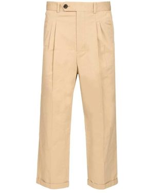 Drole de Monsieur Wide Trousers - Natural