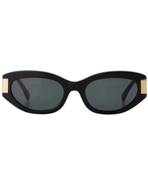 Versace Greca Cat-Eye Sonnenbrille - Schwarz
