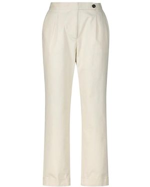 Massimo Alba Wide Trousers - Naturel
