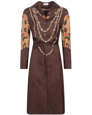 Versace Shirt Dresses - Marrón