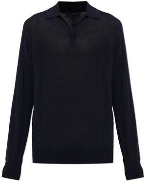 Sease Lasca Woll-Poloshirt - Blau