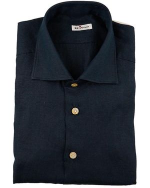 Kiton Casual Hemden - Blauw