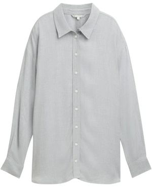 Tom Tailor Tijdloze Blouses & Hemden Stijl - Grijs