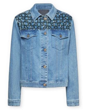 Elena Miro Denim Jackets - Bleu