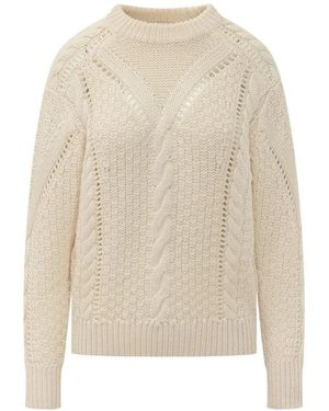 Isabel Marant Round-Neck Knitwear - Natural