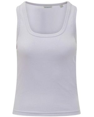 Burberry Sleeveless Tops - Purple