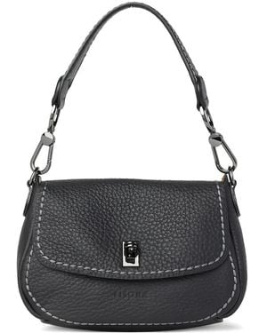 Plinio Visona' Shoulder Bags - Black