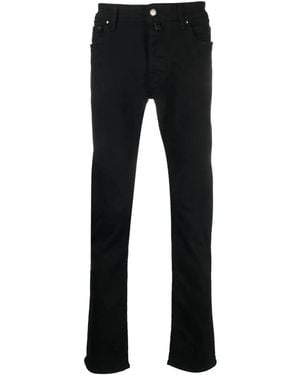 Jacob Cohen Straight Trousers - Black