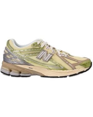 New Balance Gelbe Schnürsneaker - Mehrfarbig