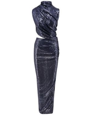 Amazuìn Leo Stretch Tulle Jurk - Blauw