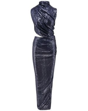 Amazuìn Leo Stretch Tulle Jurk - Blauw