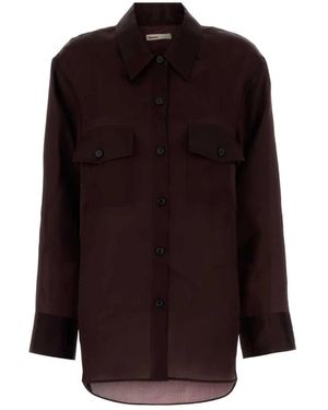 KHAITE Shirts - Brown