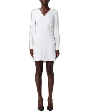ARMANI EXCHANGE Kleedjes ,Polyester Crêpe Mini Jurk - Wit
