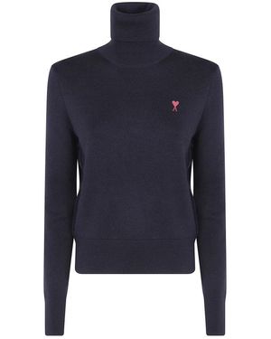 Ami Paris Truien & Vesten ,Zwart ,Coltruien - Blauw
