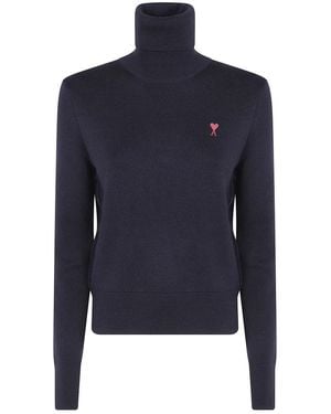 Ami Paris Turtlenecks - Bleu