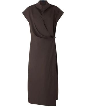 Soeur Wrap Dresses - Brown