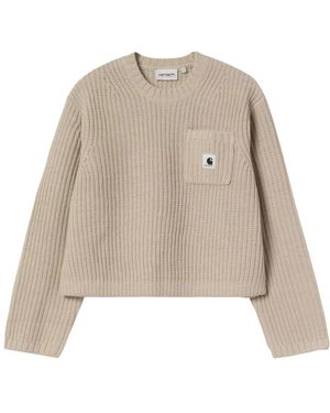 Carhartt Round-Neck Knitwear - Natural
