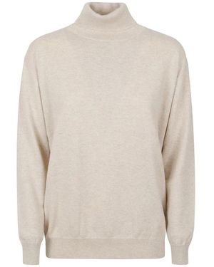 Brunello Cucinelli Turtlenecks - Blanc