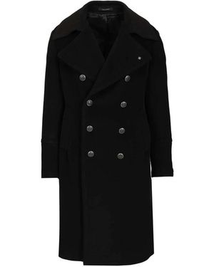 Tagliatore C-Junkers Double-Breasted Jas - Zwart